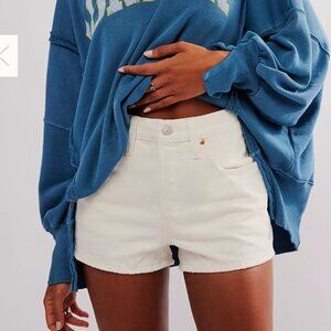 Levis 501 High Rise Women's Shorts white